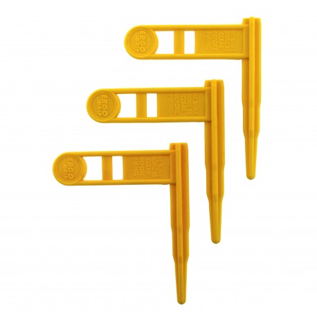Safety Chamber Flag 3pk Yellow ERGO
