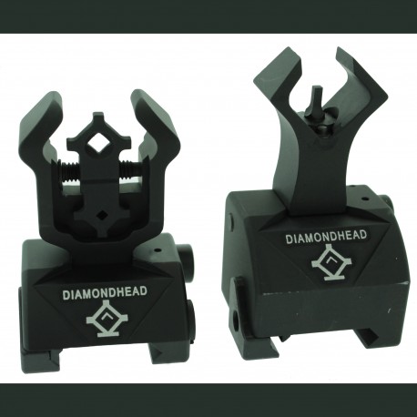 Diamond Rear and Gas Block AR10 Front DIAMONDHEAD