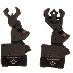 D-45 Front and Rear Swing Sights DIAMONDHEAD