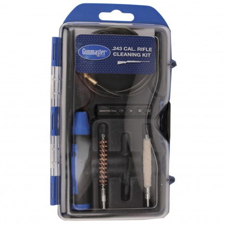 12 Pc .243 Caliber Rifle Cleaning Kit GUNMASTER