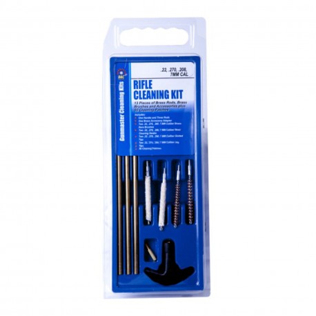 13 Pc .22-.280 Caliber Rifle Cleaning Kit GUNMASTER