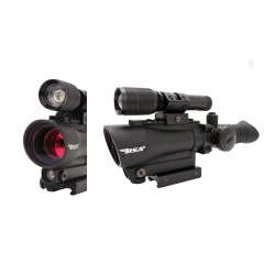 30mm Red Dot/Red Laser/140 Lumen Light BSA