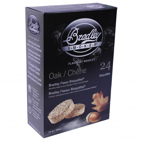 Oak Bisquettes 24 Pack BRADLEY-TECHNOLOGIES