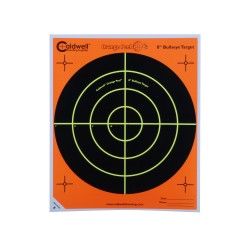 Orange Peel 8" bulls-eye: 100 sheets CALDWELL