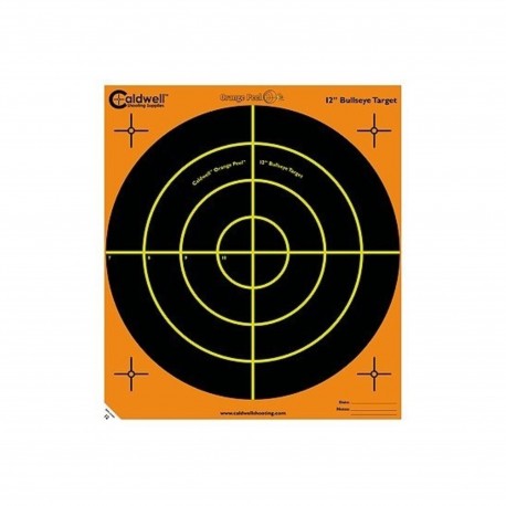 Orange Peel 12" bulls-eye: 5 sheets CALDWELL