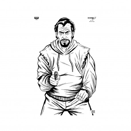 Eze-Scorer BC Bad Guy 23"x35" Ppr Tgt-100 BIRCHWOOD-CASEY