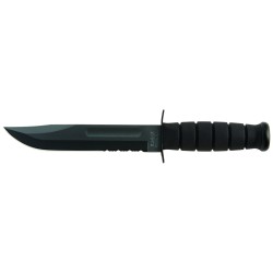 Fighting/Utility Knife-Black-Clampack KA-BAR