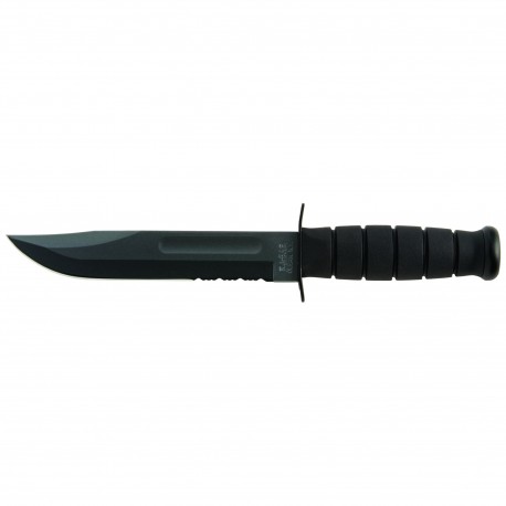 Fighting/Utility Knife-Black-Clampack KA-BAR