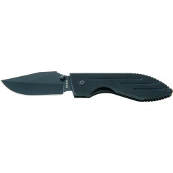 Warthog Folder II-Cp, Black Clip,Str Edge KA-BAR