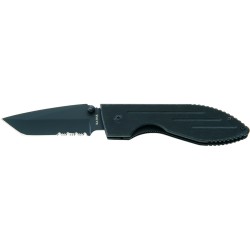 Warthog Tanto Folder-Cp, Black Clip, Serr KA-BAR