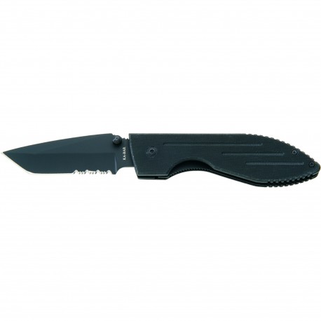 Warthog Tanto Folder-Cp, Black Clip, Serr KA-BAR