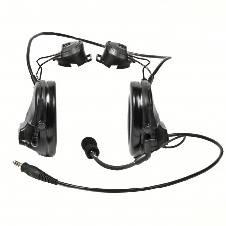 Single Comm SwatTac III ARC HS Covert Blk PELTOR