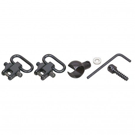 Sling Swivel Set,1" Slings,Lvr Action,Blk ALLEN-CASES