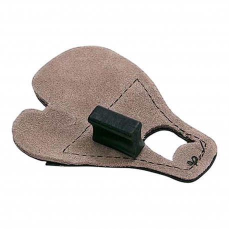 Calf Hair  No Pinch Shooting Tab,Blk ALLEN-CASES