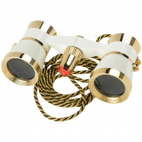 3x25 Blueline Opera Glass Pearl White BARSKA-OPTICS