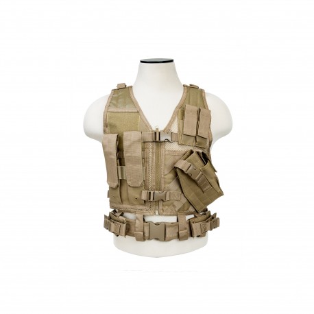 Tactical Vest Childrens/Tan XS-S NCSTAR