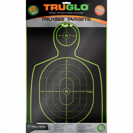 Target Handgun 12X18 12Pk TRUGLO