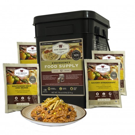 Prepper Pack Emergency Meal Kit Bucket WISE-FOODS