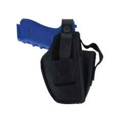 Ambi. Hip Holster w/ Mag Pouch,Med, Blk ALLEN-CASES