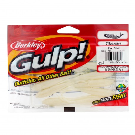 GMI3-PSL GULP MNOW PEARL SILVER 3IN PE BERKLEY