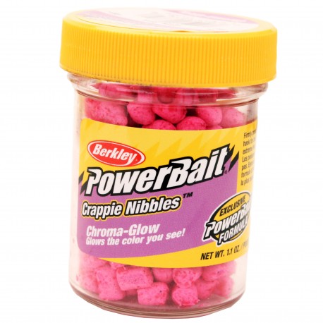 CNGP CRAPPIE NIBBLES GLOW PINK 36 BERKLEY