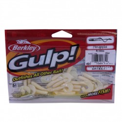 GJG2-PW GULP JIGGING GRUB 2IN PRL WH BQ BERKLEY