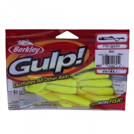 GJG4-CH GULP JIGGING GRUB 4IN CHART 69 BERKLEY