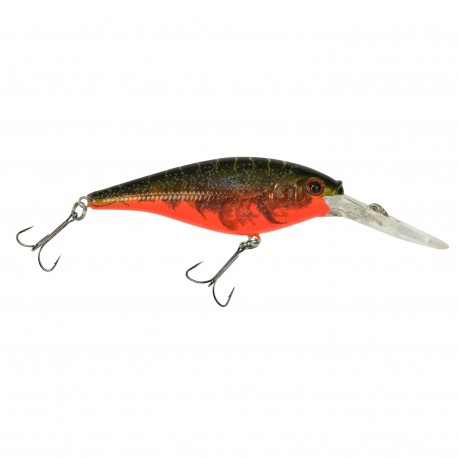 FFSH5M-RT FLCKR SHAD MED 5CM RED TIGER BERKLEY