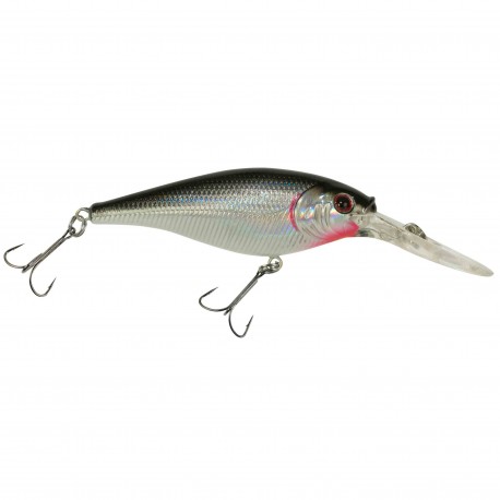 FFSH7M-BSV FLCKR SHAD MED 7CM BLACK SLVR BERKLEY