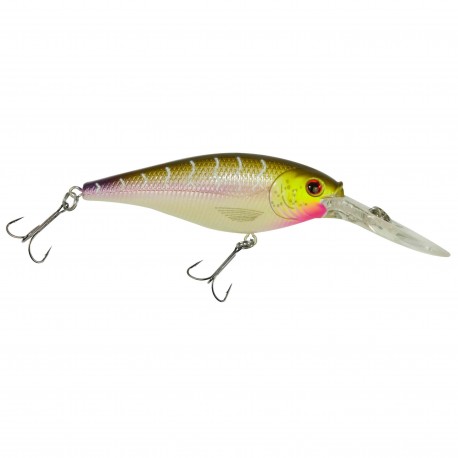 FFSH7M-PT FLCKR SHAD MED 7CM PRPLE TIGER BERKLEY