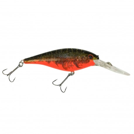FFSH7M-RT FLCKR SHAD MED 7CM RED TIGER BERKLEY