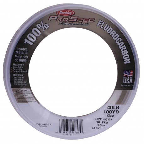 PSFL10040-15 PROSPEC FLLDR 40LB100YD CLR BERKLEY