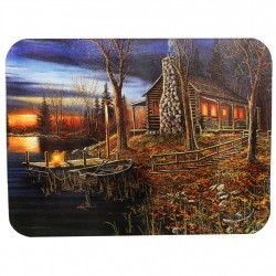 Cabin Scene Cutting Board RIVERS-EDGE-PRODUCTS