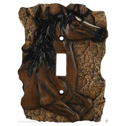 Horse Single Switch Plate Cover RIVERS-EDGE-PRODUCTS