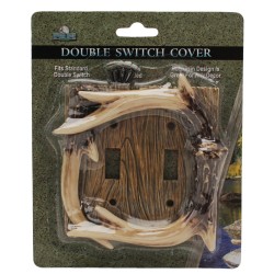 Deer Antler Double Switch Cover RIVERS-EDGE-PRODUCTS