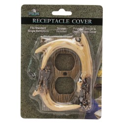 Deer Antler Receptacle Cover RIVERS-EDGE-PRODUCTS