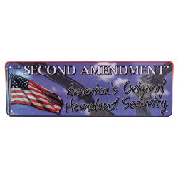 Second Amendment Tin Sign 10.5" X 3.5" RIVERS-EDGE-PRODUCTS