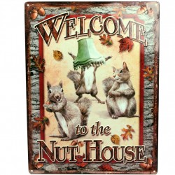 Nut House Tin Sign 12"x17" RIVERS-EDGE-PRODUCTS