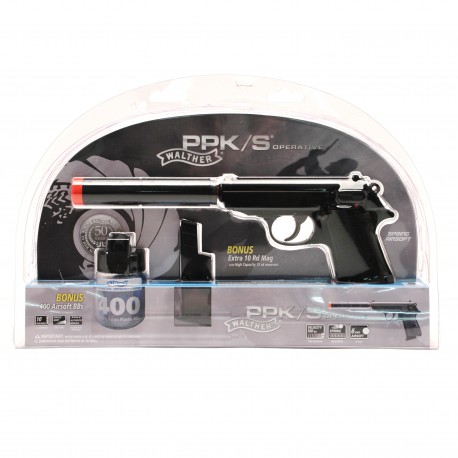 Walther PPK/S Operative Kit Black UMAREX-USA