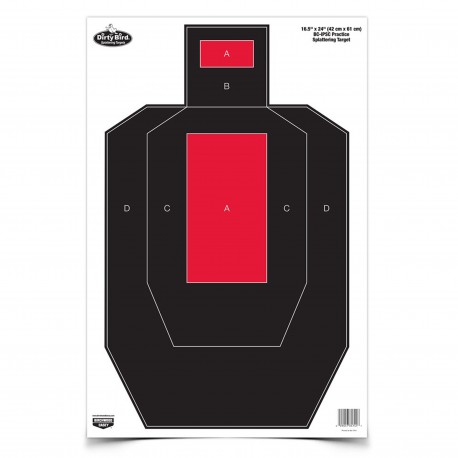 Dirty Bird  BC-IPSC Practice 16.5"x24" -3 BIRCHWOOD-CASEY