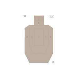 Eze-Scorer IPSC Practice 23" x 35"- 5 tgt BIRCHWOOD-CASEY