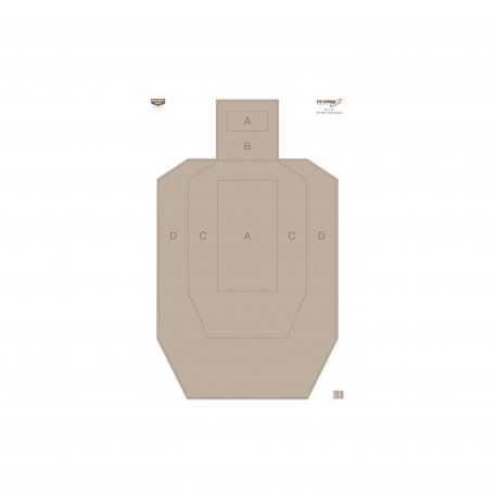 Eze-Scorer IPSC Practice 23" x 35"- 5 tgt BIRCHWOOD-CASEY