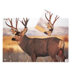 Eze-Scorer Mule Deer 23" x 35"-2 Ppr Tgts BIRCHWOOD-CASEY