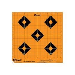 Orange Peel Sight-In Target:16" 12 sheets CALDWELL
