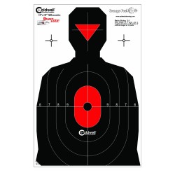 Silhouette Dual Zone Target 25pk CALDWELL