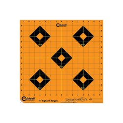 Orange Peel Sight-In Target: 16" 5 sheets CALDWELL