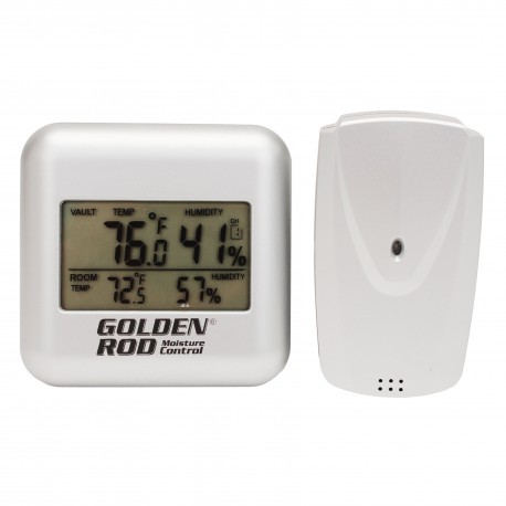 Golden Rod Digital Wireless Hygrometer LOCKDOWN