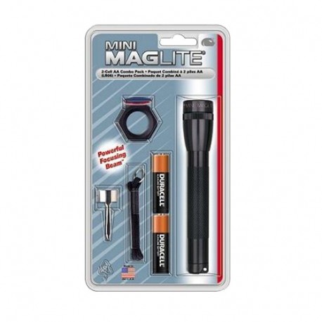 AA Blk Combo/Lens Blister MAGLITE