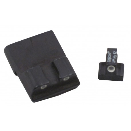 S&W 3RD Gen W/Novak 9MM ST TRIJICON