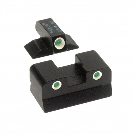 S&W 3RD Gen W/Novak .40 ST TRIJICON